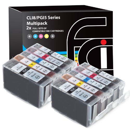 Canon CLI8 / PGI5 WITH CHIP - Multipack x2 Sets 