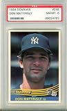 Don Mattingly 1984 Donruss Card #248 PSA NM-MT 8