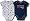Officially licensed New England Patriots 2-piece Bodysuit set for infants - 0 - 3 Months