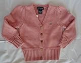 IMAGE OF Polo Ralph Lauren Pony Pink Cardigan Sweater, Size 4T