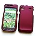 Samsung Vibrant T959 / Galaxy S Rubberized Snap On Protector Hard Case, Rose Pink