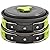 Camping Cookware | Innoo Tech Camp Cookware Set Backpacking Gear for Hiking Outdoors Cooking Equipment 11 Piece | Compact, Lightweight & Durable FDA APPROVED Pot & Pan | Free Folding Spoon & Fork