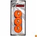NHL High Density Street Hockey Ball, Orange, 3-Pack