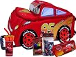 Car Shape Cars Kids Rolling Backpack and Stationey Value Pack