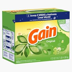 Gain With Freshlock Original Powder Detergent 150 Loads 172 Oz