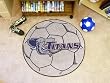 Cal State - Fullerton Soccer Ball 29" Round Floor Mat (Rug) - California State (Fullerton) Titans