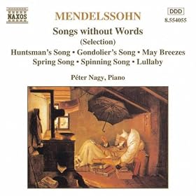 Lieder ohne Worte (Songs without Words), Book 6, Op. 67: No. 12 in F sharp minor, Op. 30/6, Gondolier's Song