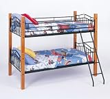 metal loft bed compare Twin Wood and Metal Bunk Bed Convertible