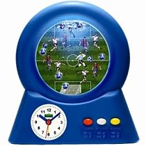 R&eacute;veil Scout - 280002013 - Enfant Gar&ccedil;on - Quartz Analogique - Football - Alarme + musique - Bleu