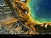 Source Chaude du Grand Prismatic, Yellowstone Photography Art Poster Print by Yann Arthus-Bertrand, 32x24