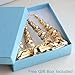 Gold Plated Hollow Triangle Bamboo Hoop Earings. Premium Finish & Quality. 2 Size Options.