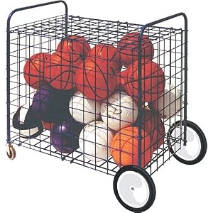 Buy Champion Sports Lockable Ball Storage Locker With Terrain Wheels (36 Inch x 24 Inch x 36 Inch)