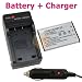 NP-20 BATTERY+CHARGER FOR CASIO EXILIM EX-Z75 Z77 S770