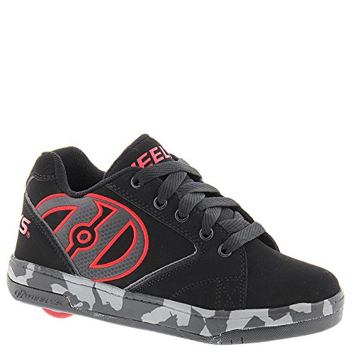 Heelys Propel 2.0 Boys' Toddler-Youth Skate 6 M US Big Kid Black-Red