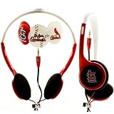 MLB Nes Group St. Louis Cardinals Over The Head Headphones With Detachable Graphic Discs
