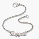 Denver Nuggets "Nuggets" Sterling Silver Script Bracelet