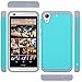 HTC Desire 626 / 626s Case, LK [Shockproof] Hybrid Dual Layer Armor Defender Protective Case Cover for HTC Desire 626 / 626s (Teal)