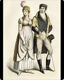 Mouse Mats of European couple dressed in the Empire style from North Wind Picture Archives