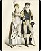 Mouse Mats of European couple dressed in the Empire style from North Wind Picture Archives
