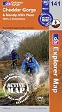 Cheddar Gorge and Mendip Hills West (OS Explorer Map Active)