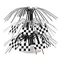 Checkered Flag Centerpiece-7 1/2'