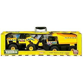 Tonka Mighty Dump Truck and Front Loader Combo