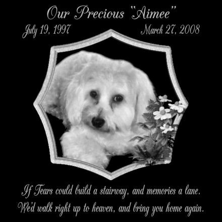 12 x 12 Lazer Gifts Personalized If Tears Could Build A Stairway Black Granite Pet Memorial Marker Style Aimee
