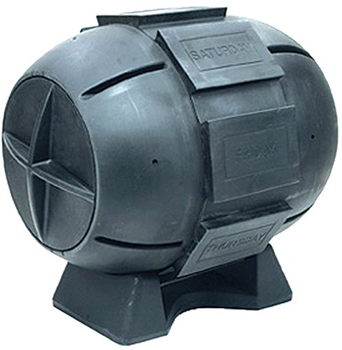 Achla CMP03 Spinning Compost Mixer Black Plastic