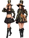Plus Size Tea Party Tease Mad Hatter Costume - XXLARGE