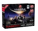 VisionTek Radeon HD4850 512MB GDDR3 PCI Express Graphics Card
