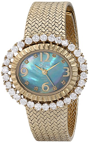 Burgi Women's BUR075BU Analog Display Quartz Gold Watch