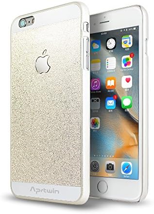 iPhone 6S Plus Case, iPhone 6 Plus Case, Aprtwin® Fashion Style Case, Luxury Hybrid TPU Hard Shiny Bling Glitter Sparkle With Crystal Rhinestone Back Case for iPhone 6/6S Plus (5.5Inch)[White]