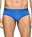 Calvin Klein Men's Underwear Iron Strength Micro Hip Briefs, Urban Blue, Large