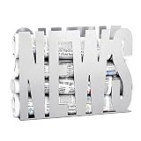 News Magazine Rack - Gray