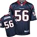 Brian Cushing Jersey: Reebok Navy Replica #56 Houston Texans Jersey - Large