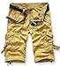 XueYin® Men's Multi-pocket Three-Quarters Cargo Shorts Loose Slim Fit