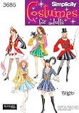 Simplicity Sewing Pattern 3685 Misses Costumes, RR (14-16-18-20) Simplicity Sewing Pattern 3685 Misses Costumes, RR (14-16-18-20)