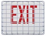 STI 9640 Exit Sign Damage Stopper, Protective Coated Steel Wire Guard