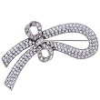 Vintage Bowknot Austrian Rhinestone Crystal Brooches & Pins