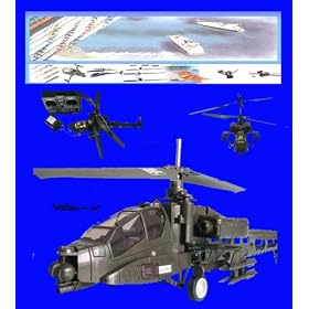 NEW RC REMOTE CONTROL R/C APACHE AH-64 HELICOPTER