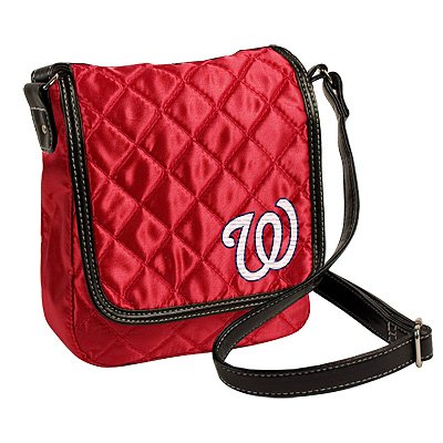 MLB Washington Nationals Quilted Purse, Classic Red