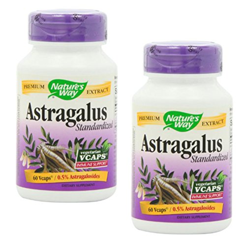 Pack of 2 Natures Way Astragalus Root, 60 Vcaps Pack of 2 Natures Way Astragalus Root, 60 Vcaps