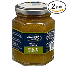 Acadamia Barilla Spicy Fig Compote, 4.76-Ounce Glass Jars (Pack of 2) by Acadamia Barilla