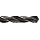 Precision Twist R56CO Cobalt Steel Reduced Shank Drill Bit, Black and Gold Oxide Finish, 1/2" Reduced Shank, 118 Degree Split Point