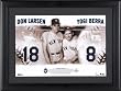 New York Yankees - Yogi Berra & Don Larsen "Pitching Perfect" Upper Deck MLB Legendary Jersey Numbers Collection