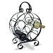 Kitchen & Housewares : Moda Italian Metal 6 Bottles Wine Rack With Handle