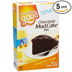 Australis Foods Something Good Chocolate Mud Cake Mix, 15.9-Ounces Boxes (Pack of 5) by Australis Foods