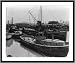Historic Print (L): Fleet of rum craft confiscated by Customs Service, lying at Government dock at San Fraci