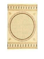 ICONS CORNER Alfombra Efecto Desgastado (Beige / Crudo)