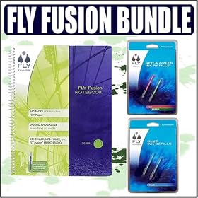 LeapFrog FLY Fusion Pentop Computer Accessory Kit Bundle w Red, Blue, and Green Ink Refill... by LeapFrog